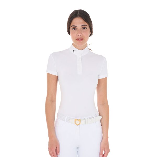 POLO DONNA BOTTONI MANICA CORTA MODELLO SALLY