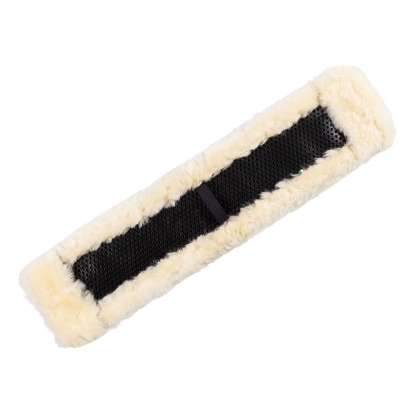 WESTERN WIDE GEL GIRTH SAVER SHEEPSKIN