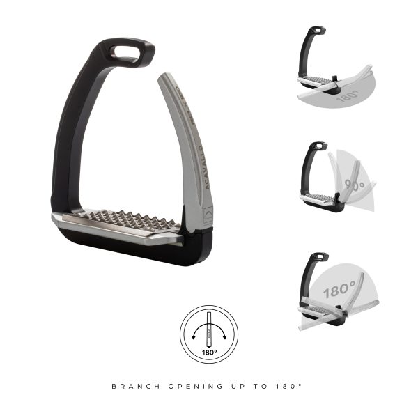 REL-X 180 STIRRUP W/ALU 180° ARM