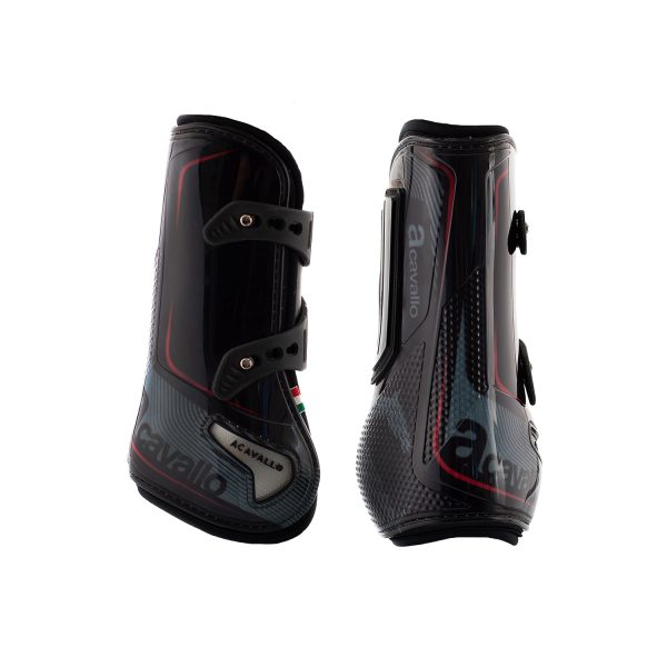 SERIGRAPHED OPERA TENDON BOOT WITH ELASTICATED STUD FASTENING GEL LINED