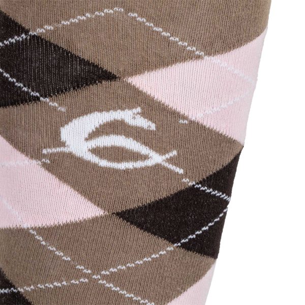 ACAVALLO COTTON SOCKS W/DIAMOND - immagine 4