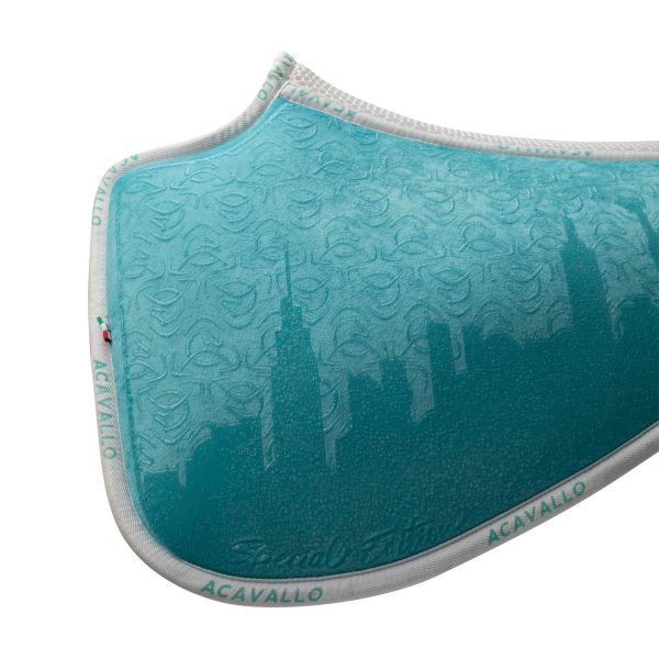 SPINE FREE LYCRA & MEMORY FOAM 1/2 PAD DRESSAGE W/SILICON GRIP & BAMBOO - immagine 5