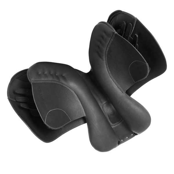 BERNINI ALL PORPOSE SADDLE - FLOCKED PANELS - DOUBLE LEATHER PLUS - immagine 7