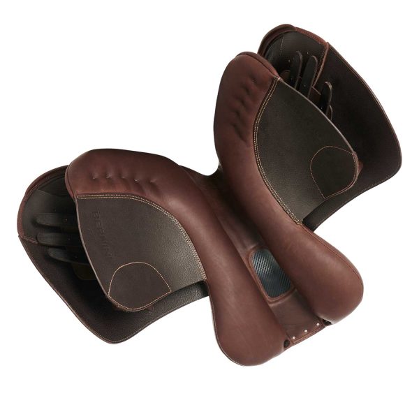 BERNINI ALL PORPOSE SADDLE - FLOCKED PANELS - DOUBLE LEATHER PLUS - immagine 13