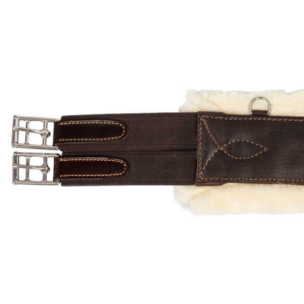 LEATHER STUDGUARD GIRTH W/REMOVABLE ECOWOOL LINING - immagine 15