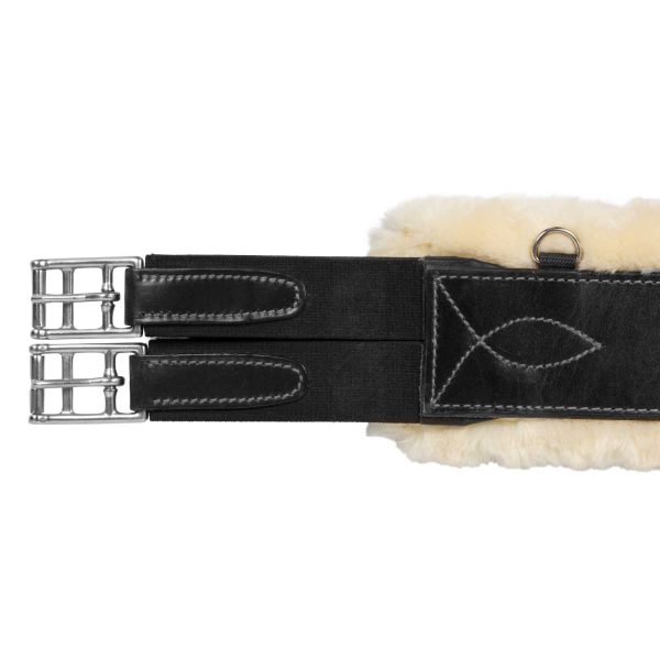 LEATHER ANATOMIC GIRTH W/REMOVABLE ECOWOOL LINING - immagine 5