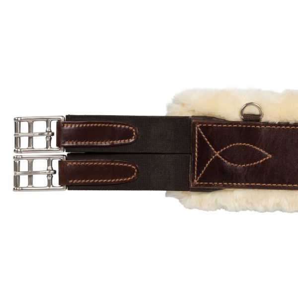 LEATHER ANATOMIC GIRTH W/REMOVABLE ECOWOOL LINING - immagine 10