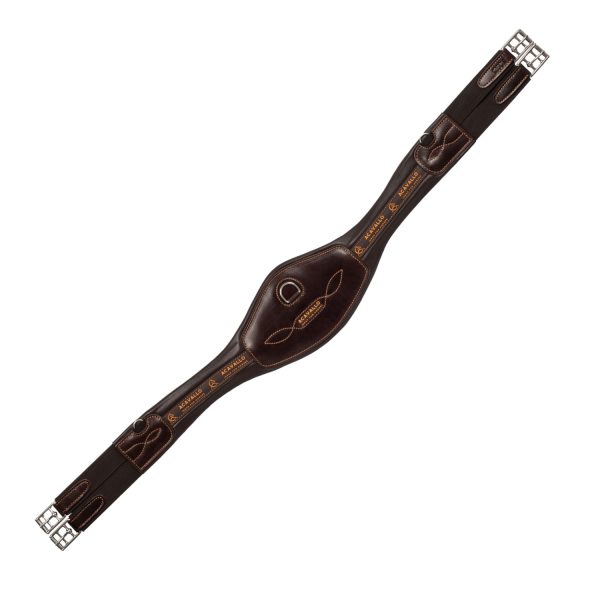 SOFT LEATHER ANATOMIC GIRTH