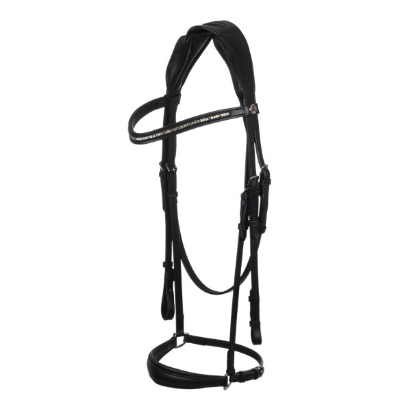 VENERE DROP NOSEBAND ANATOMIC LEATHER BRIDLE - immagine 2