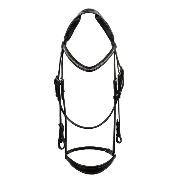 VENERE DROP NOSEBAND ANATOMIC LEATHER BRIDLE - immagine 3