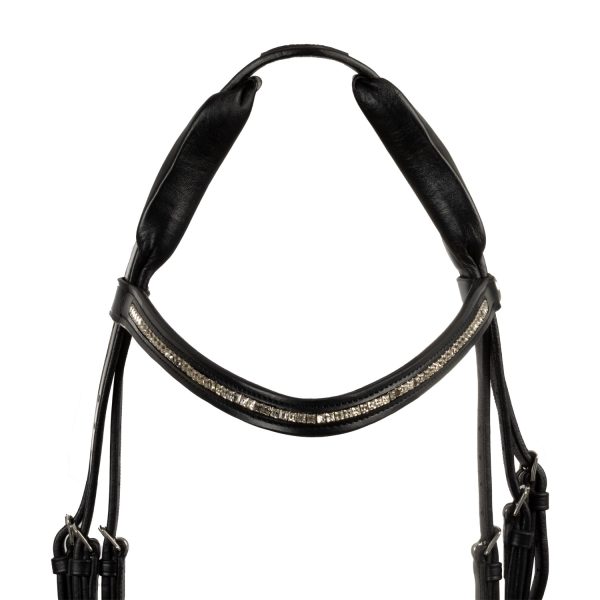 VENERE DROP NOSEBAND ANATOMIC LEATHER BRIDLE - immagine 4