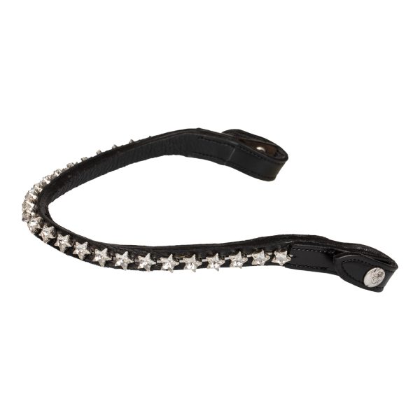 ACAVALLO BROWBAND W/STARRY CRYSTALS