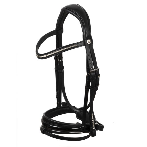 OLYMPIA STRAIGHT NOSEBAND SOFT ANATOMIC LEATHER BRIDLE