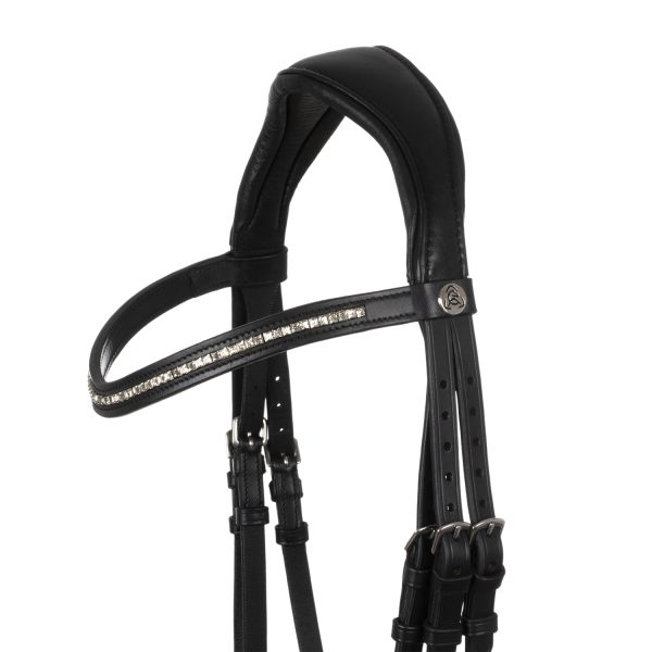 DAMA DROP NOSEBAND SOFT ANATOMIC LEATHER BRIDLE - immagine 5