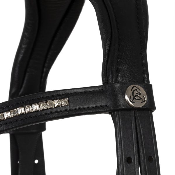 DAMA DROP NOSEBAND SOFT ANATOMIC LEATHER BRIDLE - immagine 6