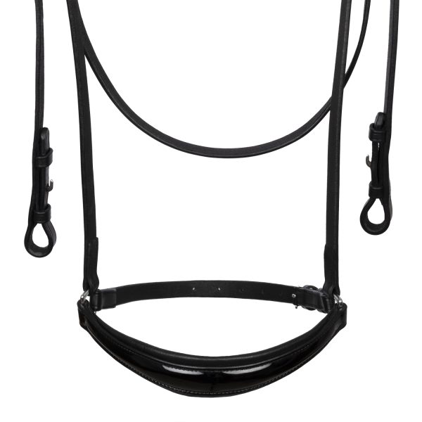 DAMA DROP NOSEBAND SOFT ANATOMIC LEATHER BRIDLE - immagine 7