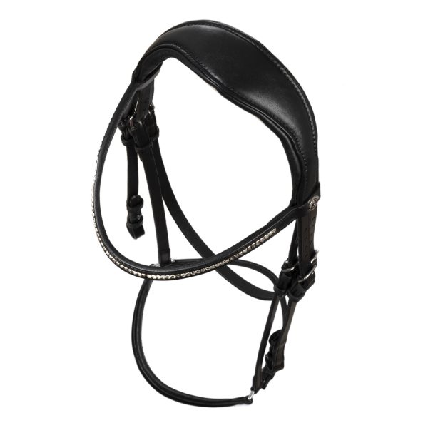 DAMA DROP NOSEBAND SOFT ANATOMIC LEATHER BRIDLE - immagine 9