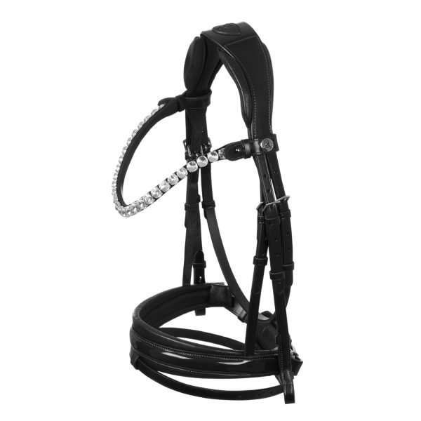 OPHELIA STRAIGHT NOSEBAND ANATOMIC LEATHER BRIDLE