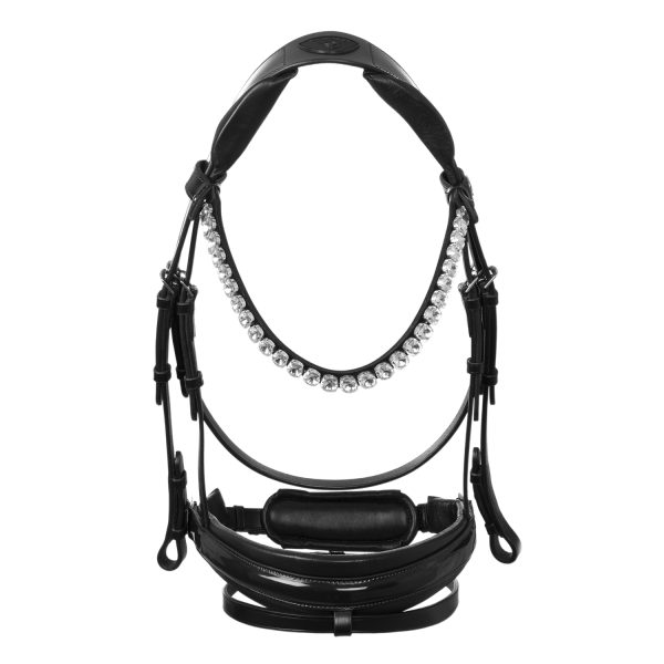 OPHELIA STRAIGHT NOSEBAND ANATOMIC LEATHER BRIDLE - immagine 3