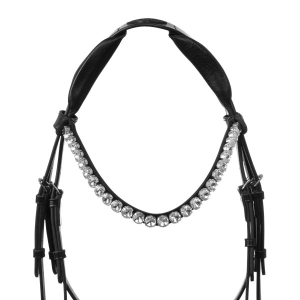 OPHELIA STRAIGHT NOSEBAND ANATOMIC LEATHER BRIDLE - immagine 4