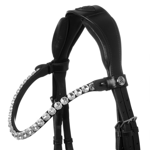 OPHELIA STRAIGHT NOSEBAND ANATOMIC LEATHER BRIDLE - immagine 5