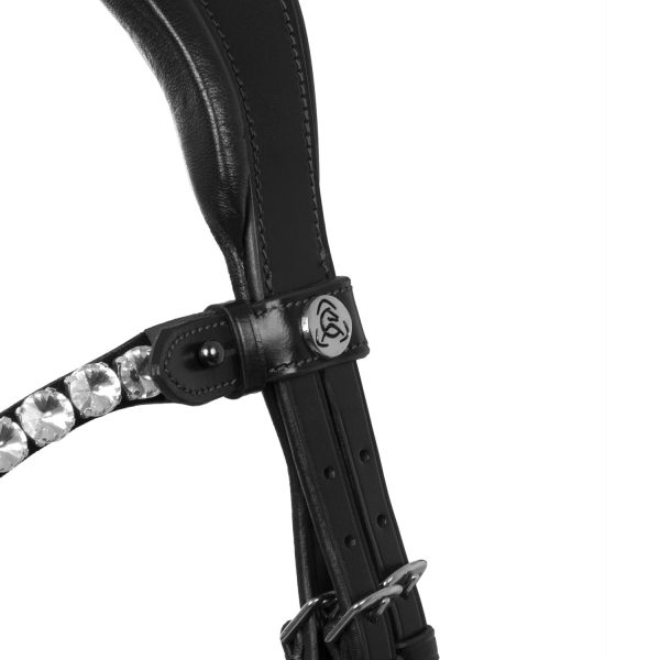 OPHELIA STRAIGHT NOSEBAND ANATOMIC LEATHER BRIDLE - immagine 6