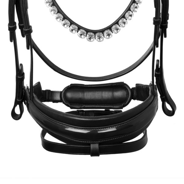 OPHELIA STRAIGHT NOSEBAND ANATOMIC LEATHER BRIDLE - immagine 7