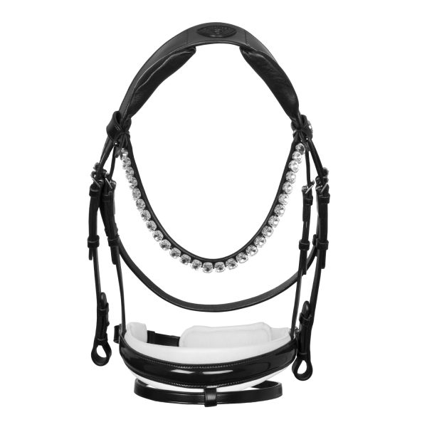 OPHELIA STRAIGHT NOSEBAND ANATOMIC LEATHER BRIDLE - immagine 11