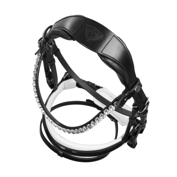 OPHELIA STRAIGHT NOSEBAND ANATOMIC LEATHER BRIDLE - immagine 17