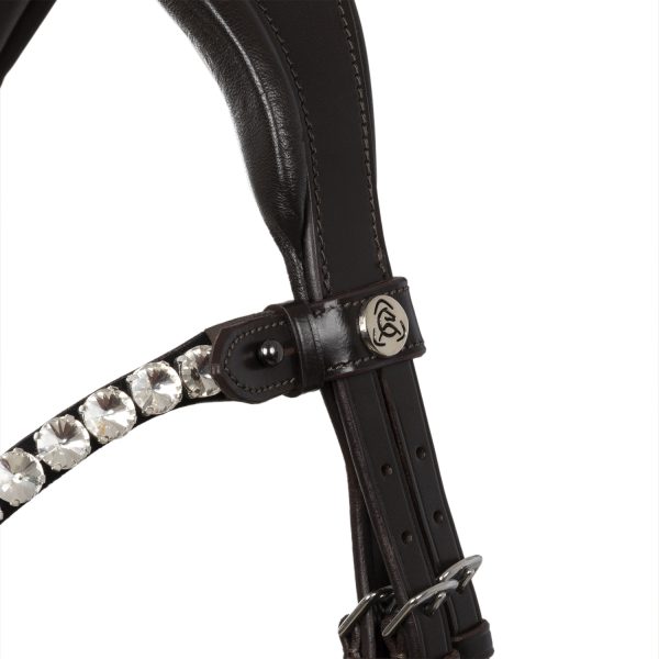 OPHELIA STRAIGHT NOSEBAND ANATOMIC LEATHER BRIDLE - immagine 22