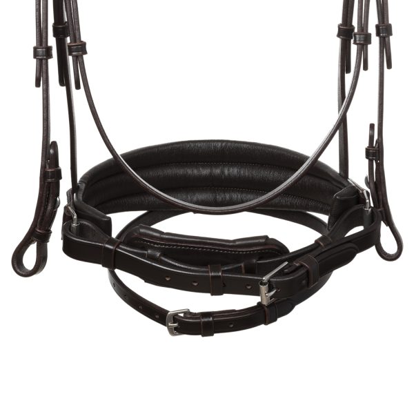 OPHELIA STRAIGHT NOSEBAND ANATOMIC LEATHER BRIDLE - immagine 24