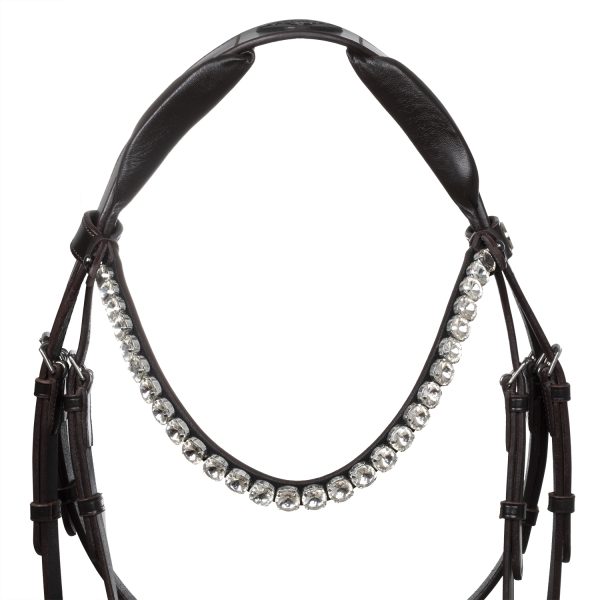 OPHELIA STRAIGHT NOSEBAND ANATOMIC LEATHER BRIDLE - immagine 28