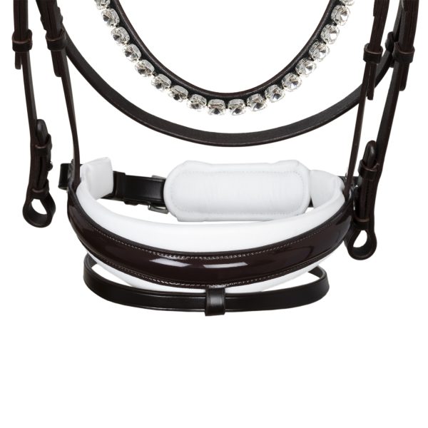 OPHELIA STRAIGHT NOSEBAND ANATOMIC LEATHER BRIDLE - immagine 31