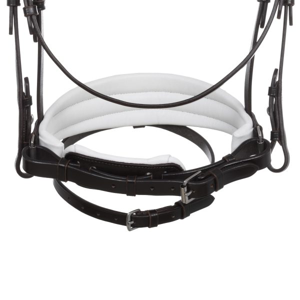 OPHELIA STRAIGHT NOSEBAND ANATOMIC LEATHER BRIDLE - immagine 32