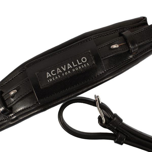 ACAVALLO LEATHER NOSEBAND FOR HACKAMORE - immagine 4