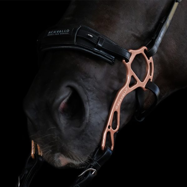 ACAVALLO LEATHER NOSEBAND FOR HACKAMORE - immagine 5