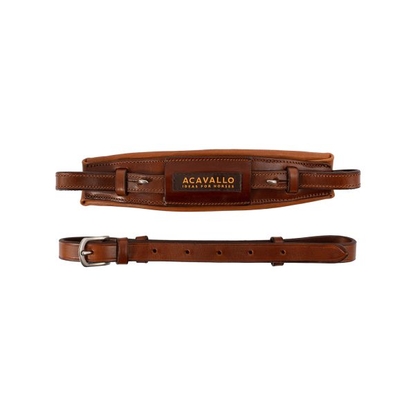 ACAVALLO LEATHER NOSEBAND FOR HACKAMORE - immagine 6