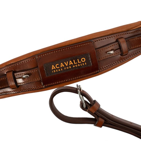 ACAVALLO LEATHER NOSEBAND FOR HACKAMORE - immagine 8