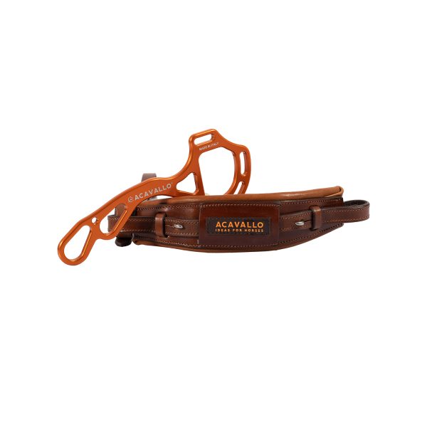 ACAVALLO LEATHER NOSEBAND FOR HACKAMORE - immagine 9