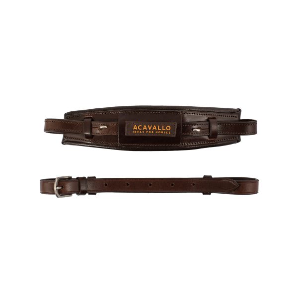 ACAVALLO LEATHER NOSEBAND FOR HACKAMORE - immagine 10