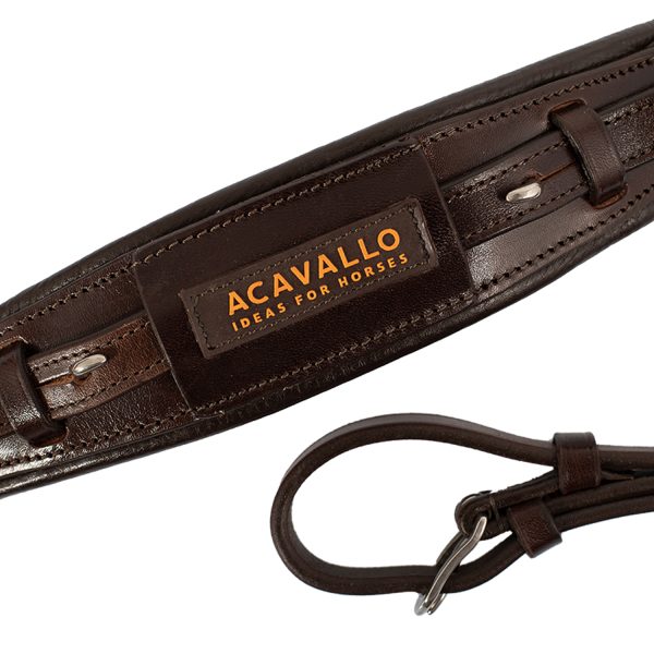 ACAVALLO LEATHER NOSEBAND FOR HACKAMORE - immagine 12