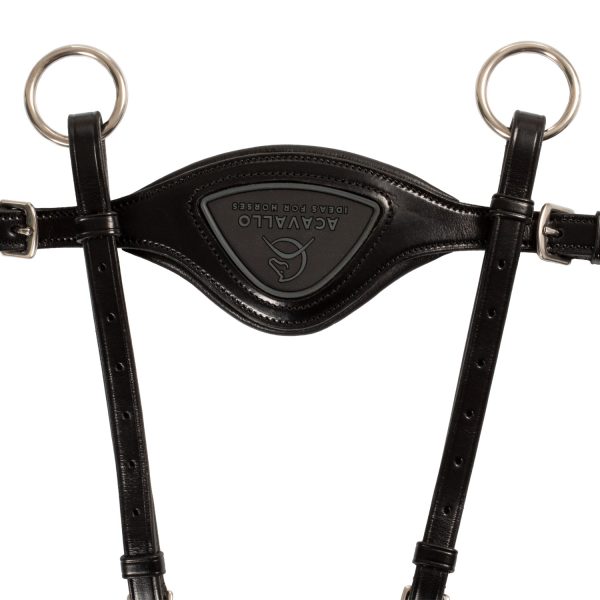 ANATOMICAL LEATHER 5 POINT ATTACHMENT BREASTPLATE - immagine 6