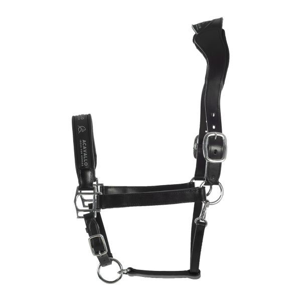 LEATHER HALTER W/ERGONOMIC POLLGUARD - CALFSKIN LINING - immagine 3