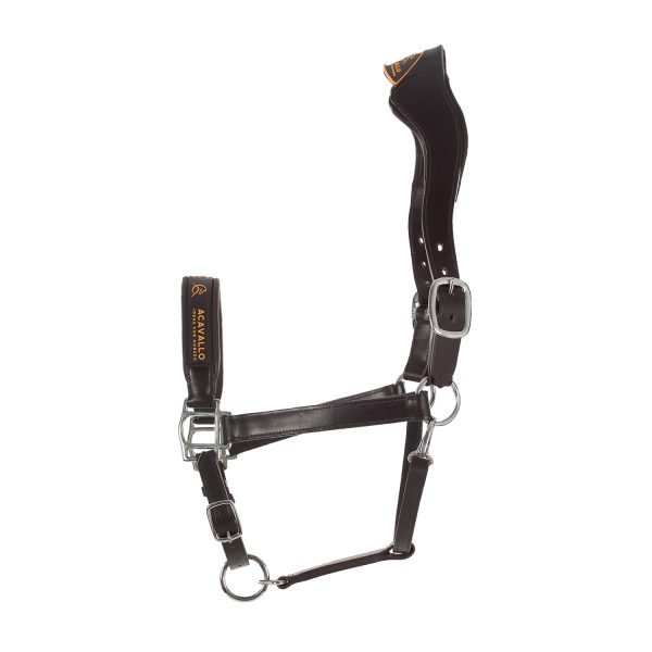 LEATHER HALTER W/ERGONOMIC POLLGUARD - CALFSKIN LINING - immagine 11