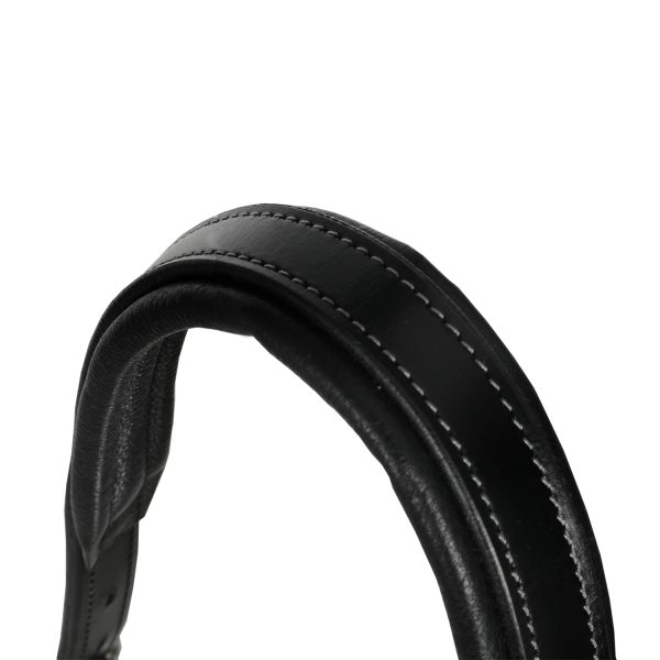 LEATHER HALTER W/ERGONOMIC POLLGUARD - ROPE NOSEBAND - immagine 5