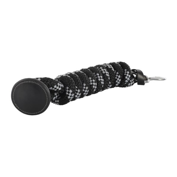 NYLON BRAIDED LEAD ROPE W/LEATHER TERMINATION - immagine 2