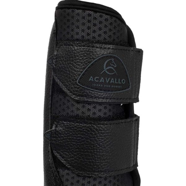 ACAVALLO FRONT BRUSHING HORSE BOOTS NEOPRENE PERFORATED W/DOUBLE VELCRO - immagine 8