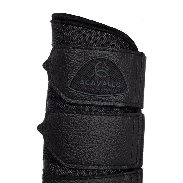 ACAVALLO HIND BRUSHING HORSE BOOTS NEOPRENE PERFORATED W/TRIPLE VELCRO - immagine 8