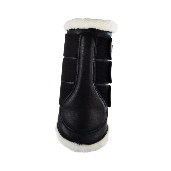 ACAVALLO ECO-LEATHER HIND BRUSHING HORSE BOOTS WITH TRIPLE VELCRO FASTEN - immagine 5