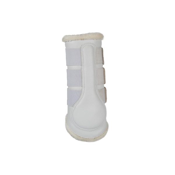 ACAVALLO ECO-LEATHER HIND BRUSHING HORSE BOOTS WITH TRIPLE VELCRO FASTEN - immagine 21